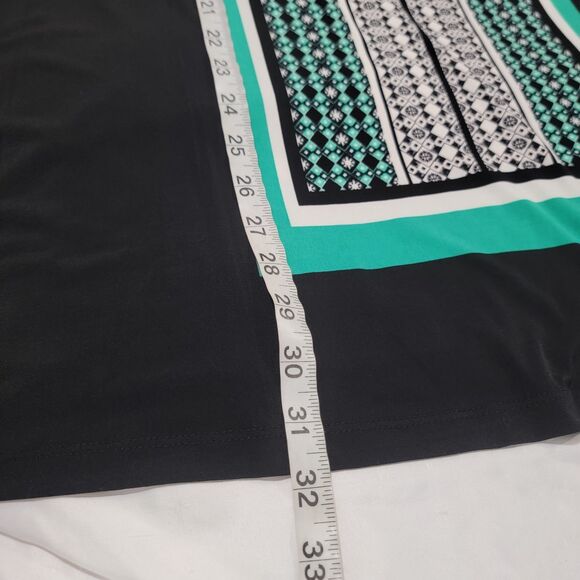 Susan Graver Liquid Knit Womens Top Size 3X Colorful - Picture 6 of 7